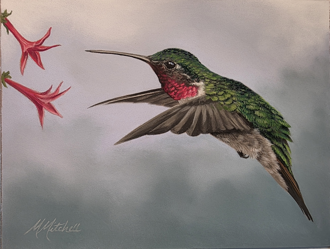 Messenger of Light 6 x 8 $475 at Hunter Wolff Gallery